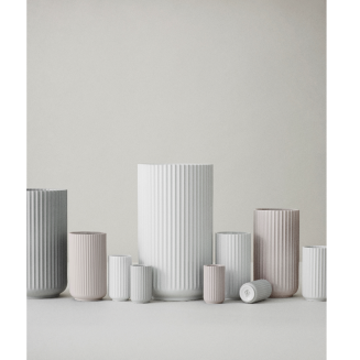  Lyngby vase 25 cm transparent gray - 4