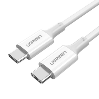 Kabel UGREEN USB-C-USB-C 1m (biały) - 2