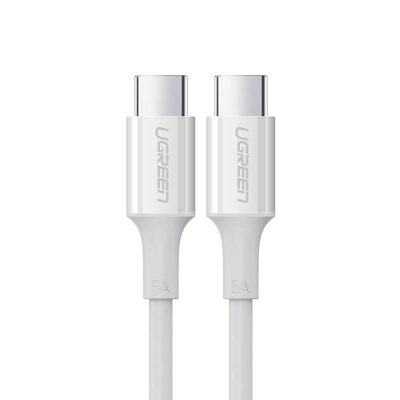 Kabel UGREEN USB-C-USB-C 1m (biały)