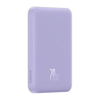 Magnetyczny mini powerbank Baseus 5000mAh 20W (fioletowy) - 5