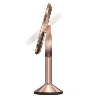 Lusterko sensorowe podświetlane Simplehuman Trio 1x | 5x | 10x różowe złoto - 4