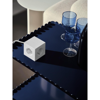 Listwa zasilająca Avolt Square 1 z podwójnym USB-C 30 W i podstawą magnetyczną 3 m opalizująca biel - 10