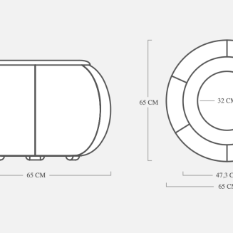 Stolik Fatboy Humpty Outdoor Pumpkin - 6