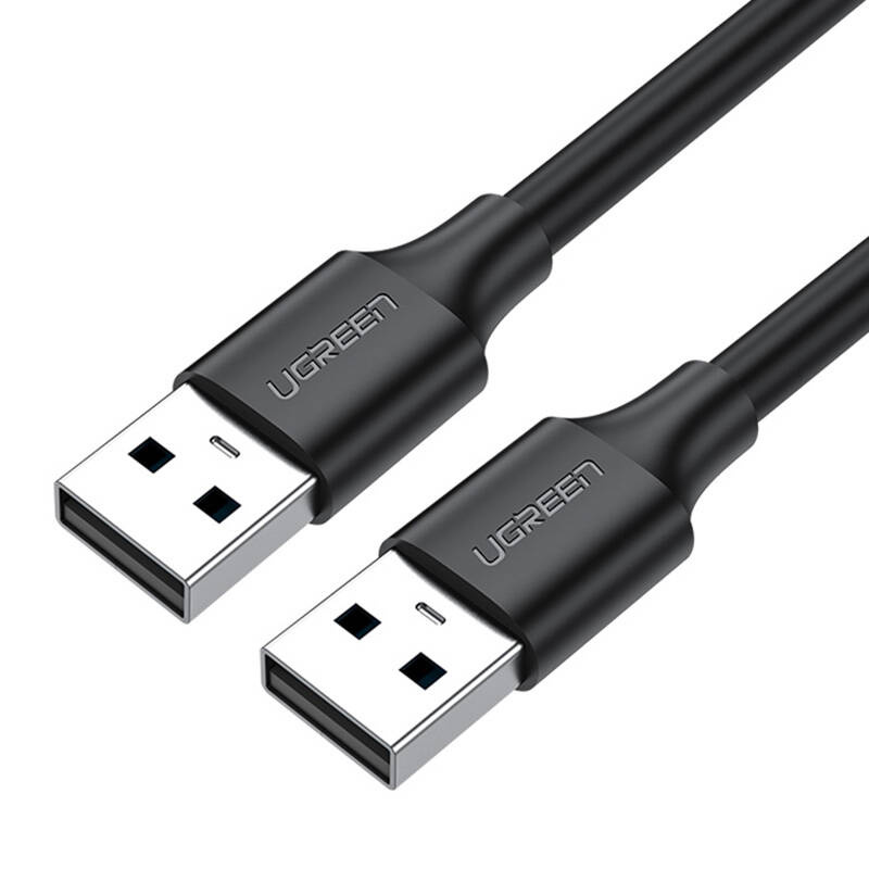 Kabel UGREEN US102 USB-A-USB-A 0,5m (czarny)