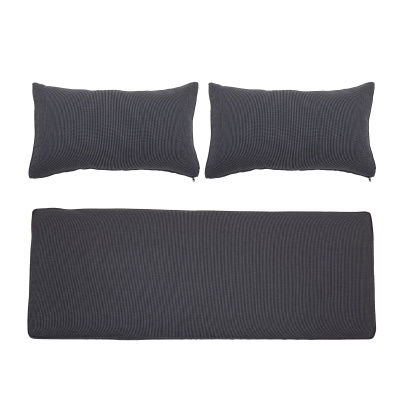  Bloomingville Mundo Gray sofa cushion cover set