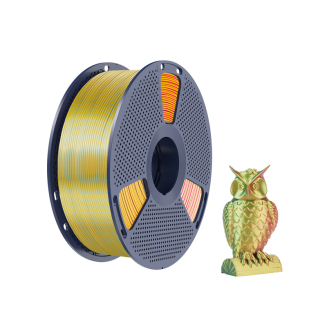  Filament SUNLU PLA+ Silk Tri-Color 1.75mm 1kg (red-yellow-green) - 2