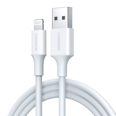 Kabel UGREEN US155 USB-A-Lightning 1.5m (biały)