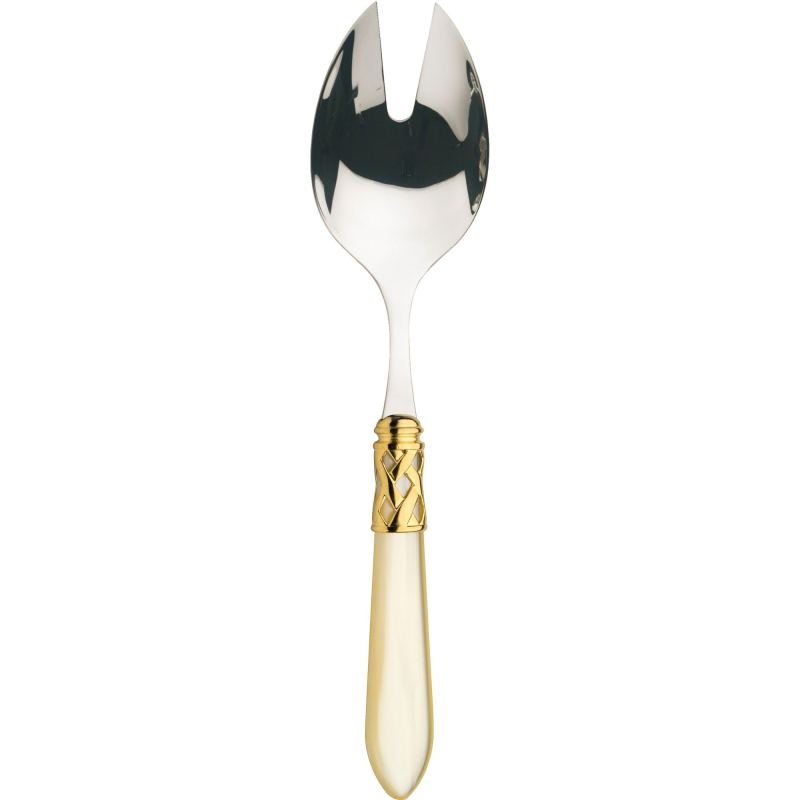Widelec do sałatek Casa Bugatti Aladdin Ivory/Gold