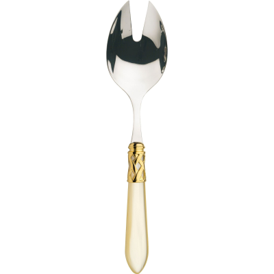 Widelec do sałatek Casa Bugatti Aladdin Ivory/Gold