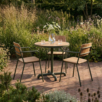 Stolik ogrodowy SACKit Kirra Café Table Olive ∅70 cm - 2