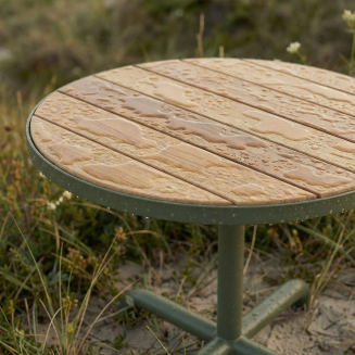 Stolik ogrodowy SACKit Kirra Café Table Olive ∅70 cm - 4