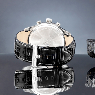 Zegarek Męski Giewont Chronograph Sapphire Srebrno Niebieski GW7650-A3 - 7