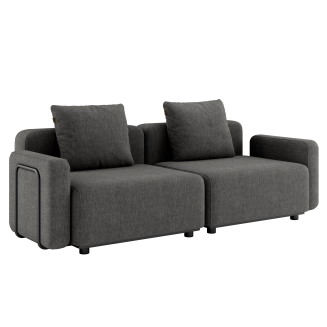  SACKit Cobana Lounge Sofa 2 Seater Grey - 6