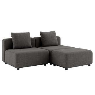  SACKit Cobana Lounge Sofa 2 Seater Grey - 7