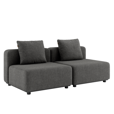  SACKit Cobana Lounge Sofa 2 Seater Grey
