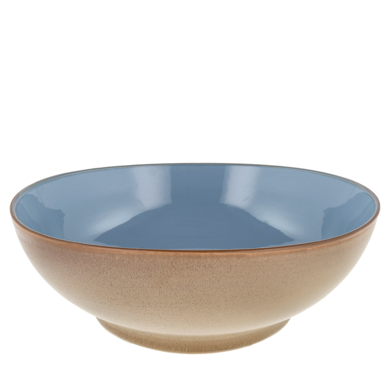 Bitz Wood Ocean Stoneware salad bowl 30 cm