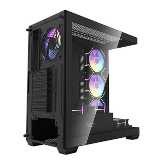 DARKFLASH DS900 computer case + 7 ARGB fans (black) - 6