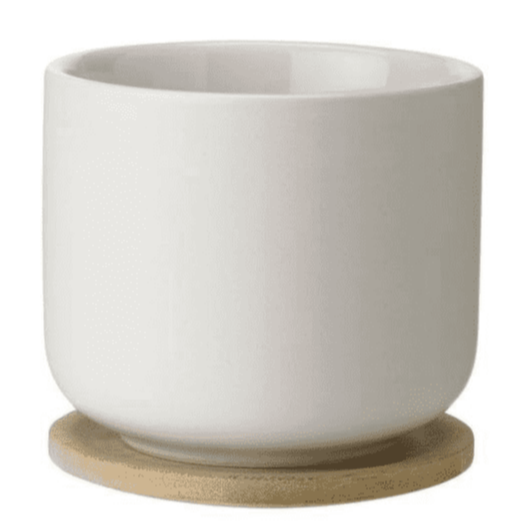 Kubek z podstawką Stelton Theo Sand 0.2 l