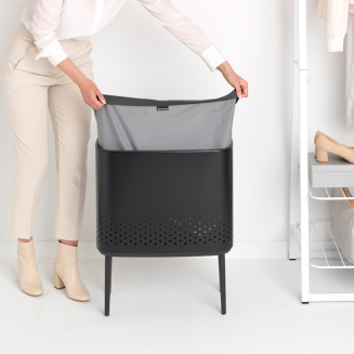  Brabantia Bo laundry basket 60l, matte black - 10