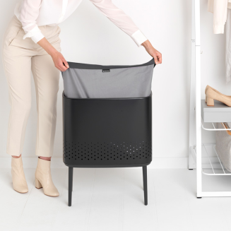 Kosz na pranie Brabantia Bo 60l czarny matowy - 10