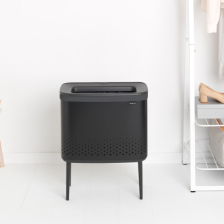  Brabantia Bo laundry basket 60l, matte black - 11