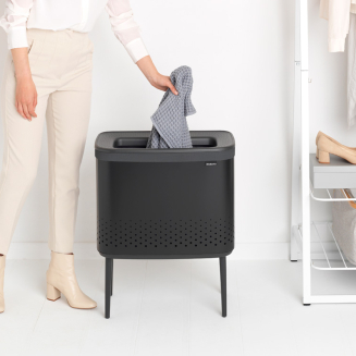  Brabantia Bo laundry basket 60l, matte black - 8