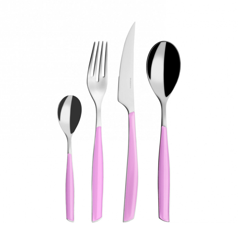 Zestaw sztućców obiadowych Casa Bugatti Glamour Lilac 24 szt.