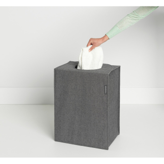  Brabantia foldable laundry basket 55l pepper black - 5