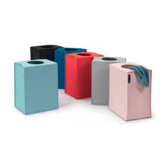 Składany kosz na pranie Brabantia 55l pepper black - 7