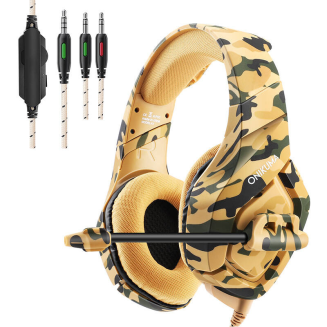 Słuchawki gamingowe ONIKUMA K1-B (żółte) - 2