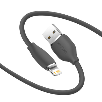 Kabel BASEUS Jelly USB-A-Lightning 1.2m (czarny) - 4