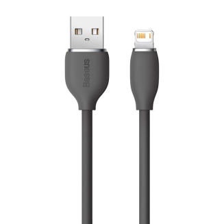 Kabel USB do Lightning Baseus Jelly, 2,4A 1,2m (czarny) - 8
