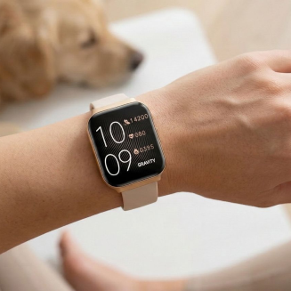 Smartwatch Gravity Różowe Złoto Pasek + Bransoleta GT44-2 - 17