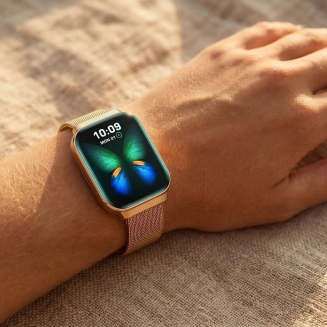 Smartwatch Gravity Różowe Złoto Pasek + Bransoleta GT44-2 - 2