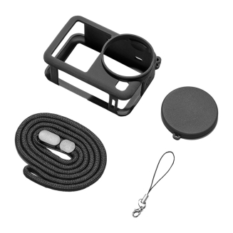 Silikonowa obudowa ochronna Puluz z paskiem dla DJI Osmo Action 6 - 2