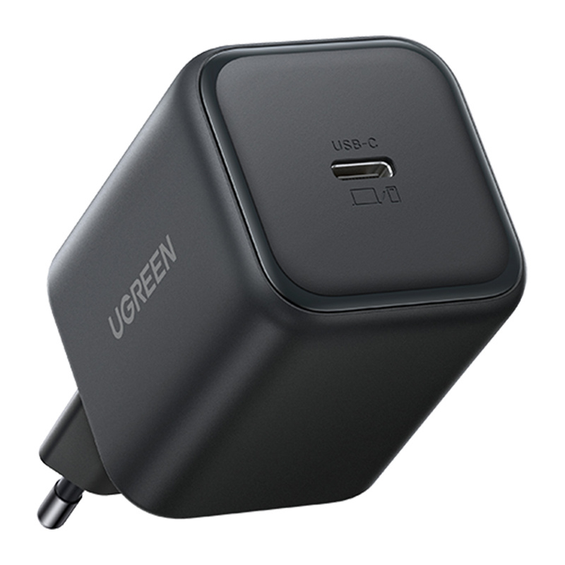 Ładowarka sieciowa UGREEN X524 45W, USB-C GaN szybko ładująca (czarna)