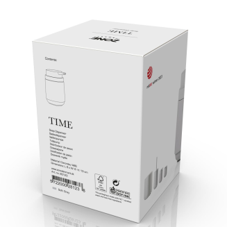 Dozownik do mydło Zone Denmark Time Soft Grey 0.22l - 3