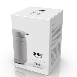 Dozownik do mydło Zone Denmark Time Soft Grey 0.22l - 2