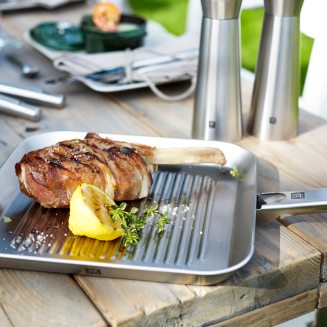 Stalowa patelnia grillowa Zwilling Plus 24 cm - 5