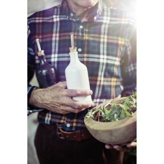 Butelka na oliwę Emile Henry kremowa - 4