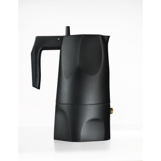 Alessi Ossidiana coffee maker for 3 cups, black - 4
