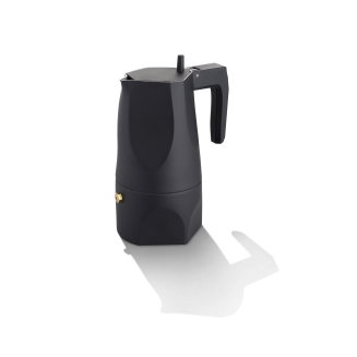 Kawiarka Alessi Ossidiana na 3 filiżanki czarna - 2