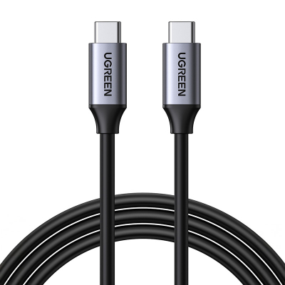 Kabel UGREEN USB-C-USB-C 1.5m PD 60W (czarny)