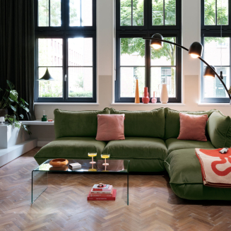 Siedzisko Fatboy Sumo Hocker Velvet Deep Green - 9