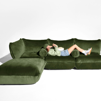 Siedzisko Fatboy Sumo Hocker Velvet Deep Green - 4