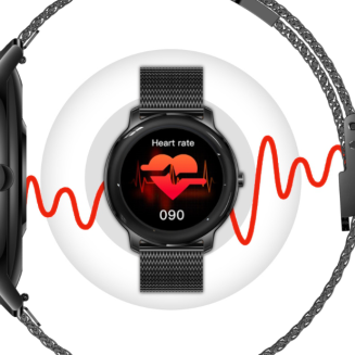 Smartwatch Damski RUBICON RNBE66 Black SMARUB124 - 10