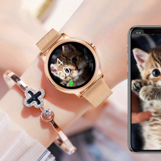 Smartwatch Damski RUBICON RNBE66 Black SMARUB124 - 8