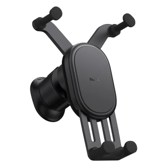  BASEUS Qi 15W Car Holder for Grille, Gravity (Black) - 4