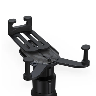 Uchwyt samochodowy BASEUS Qi 15W do kratki, grawitacyjny (czarny) - 3