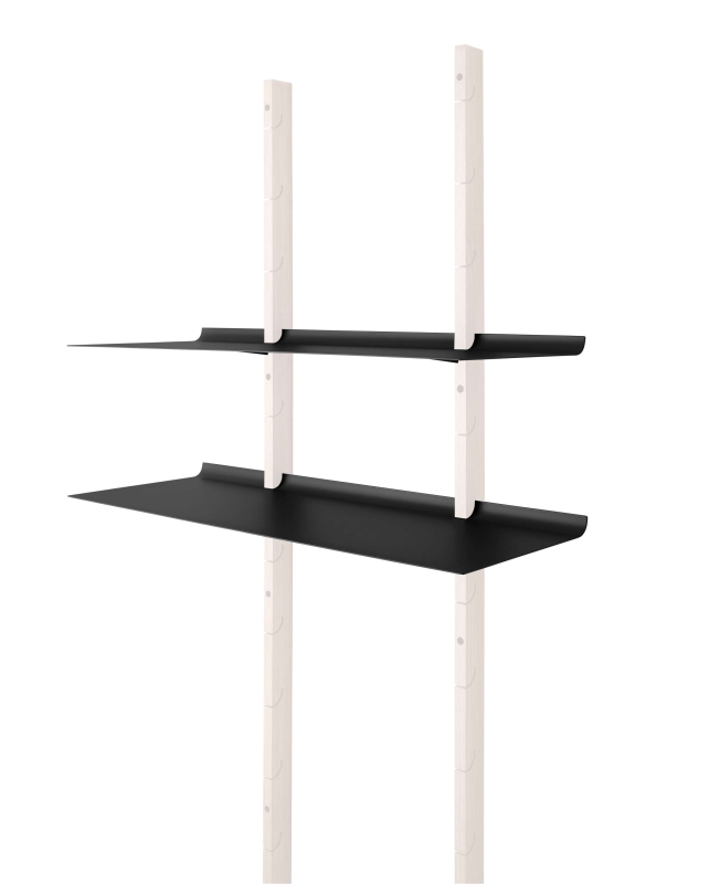  Set of 2 Eva Solo Smile Black shelves 80x20 cm